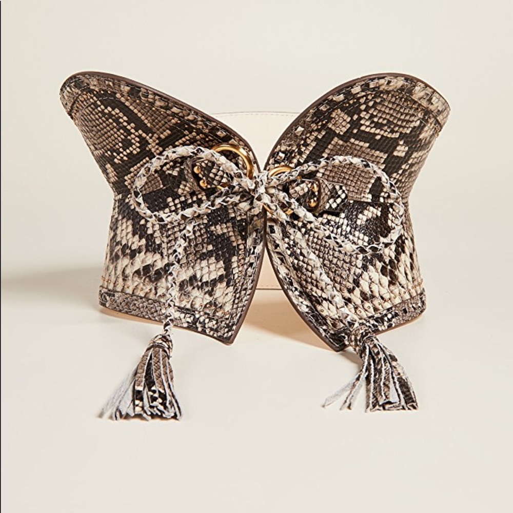 Zimmermann Snakeskin Corset Belt NWT